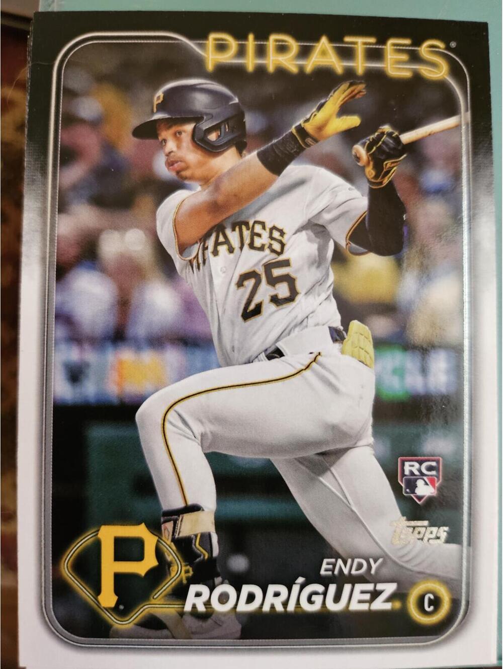 2024 Topps Series 1 Endy Rodriguez #3 Base RC Pirates